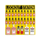 Panduit - Tableau consignation 20pers.;inclus PSL-8 x20,PVT-98/PVT-41 x25,PSL-1.5 x6;Cdt.1