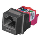 Panduit - Keystone Module, Cat 5e, UTP, Black, T S