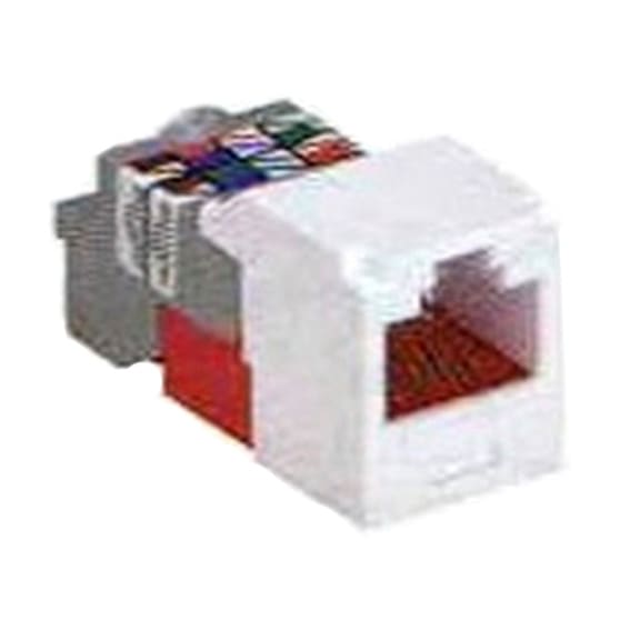 Panduit - Keystone Module, Cat 5e, UTP, White, T S