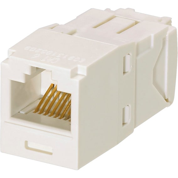 Panduit - Keystone Module, Cat 6, UTP, White, TP S