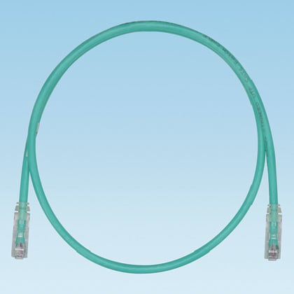 Panduit - Copper Patch Cord, Cat 6, Green UTP Cabl