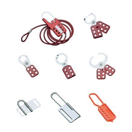 Panduit - Heavy Duty Lockout Hasp, 1"x3" Hasp Clea