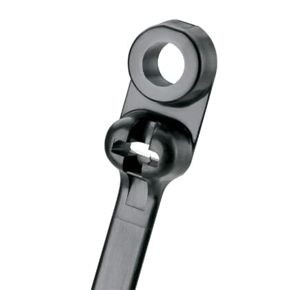Panduit - Collier BT;?illet(M5);396X4,7mm;PA 6.6;Noir UV;Cdt:100 (sachet)