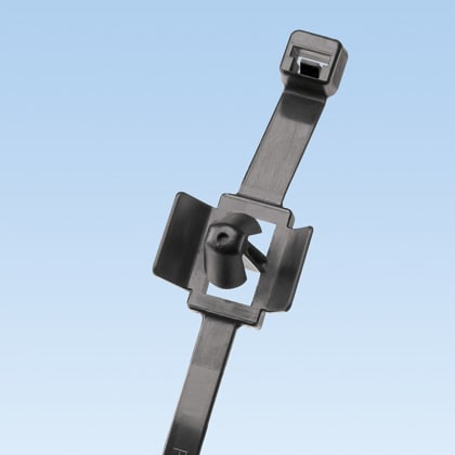 Panduit - Collier serrage à fixation par ancrage central;208X4,8mm;PA 6.6 noir resistance