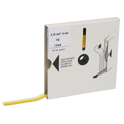 Panduit - Insulated Ferrules on Mini-Reel, Yellow