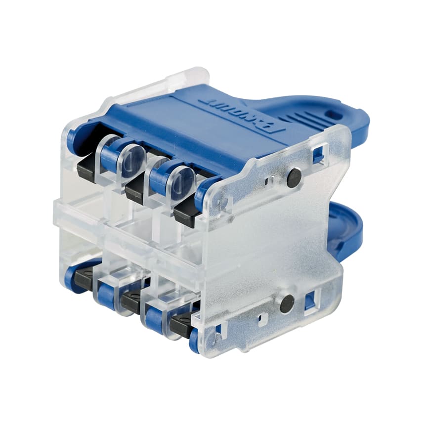Panduit - QN Plug Pack Housing, 6 pack, Blue