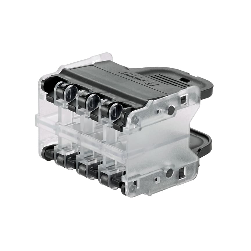 Panduit - QN Plug Pack Housing, 8 pack, Black