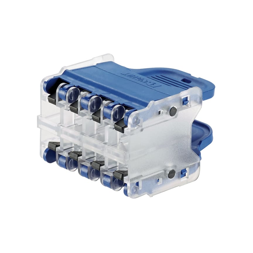 Panduit - QN Plug Pack Housing, 8 pack, Blue