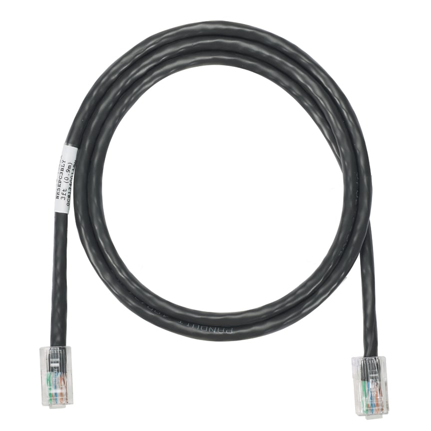Panduit - NK Copper Patch Cord, Category 5e, Black