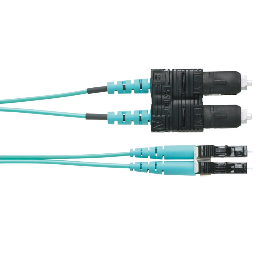 Panduit - OM4 2f 1.6mm PC OFNR LC Dup/SC Dup Std P