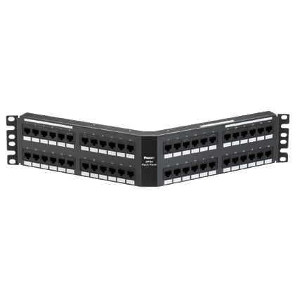 Panduit - Punchdown Patch Panel, Cat 5e, Angled, 4