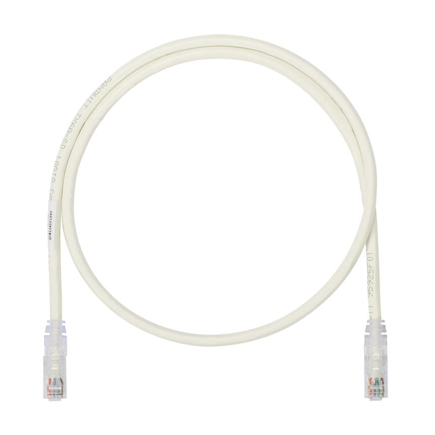 Panduit - Copper Patch Cord, Cat 6A (SD), Off Whit
