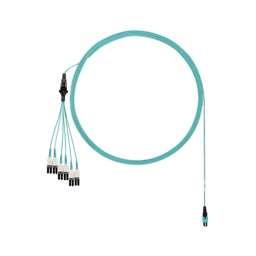 Panduit - OM3 12-fiber round harness cable, lszh,