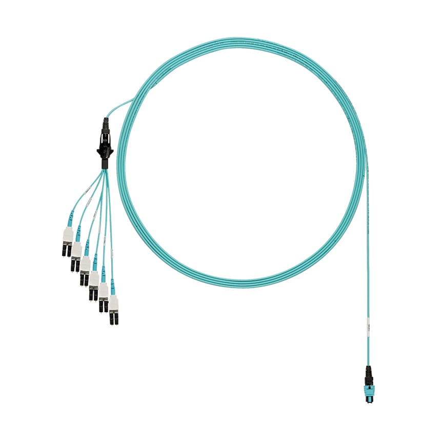 Panduit - OM3 12-fiber round harness cable, plenum