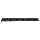 Panduit - Patch Panel Kit, 24 Port, Modular, Black
