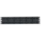 Panduit - Patch Panel Kit, 48 Port, Modular, Black