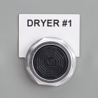 Panduit - Raised Panel Label, Half Push Button, 1.