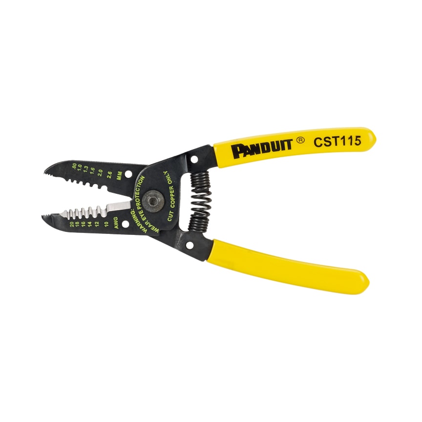 Panduit - Pince pour le dénudage et la coupe de fils de 20 à 10 AWG  ; Cdt.1