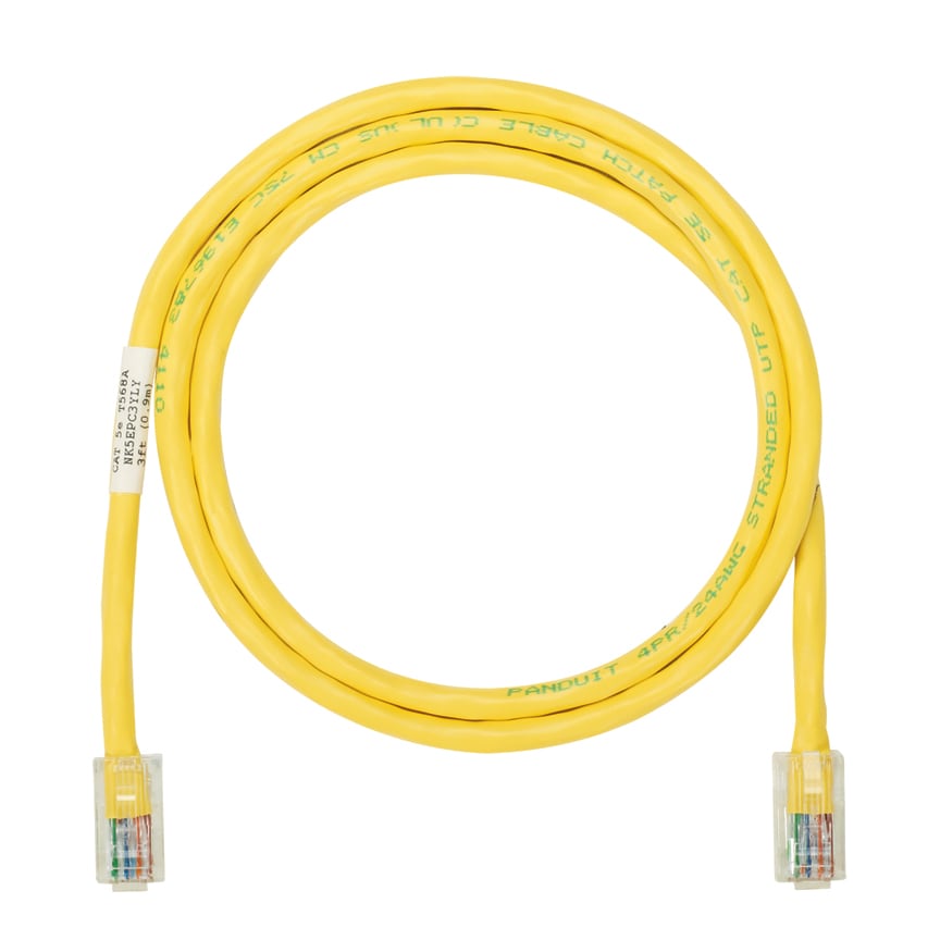 Panduit - NK Copper Patch Cord, Category 5e, Yello