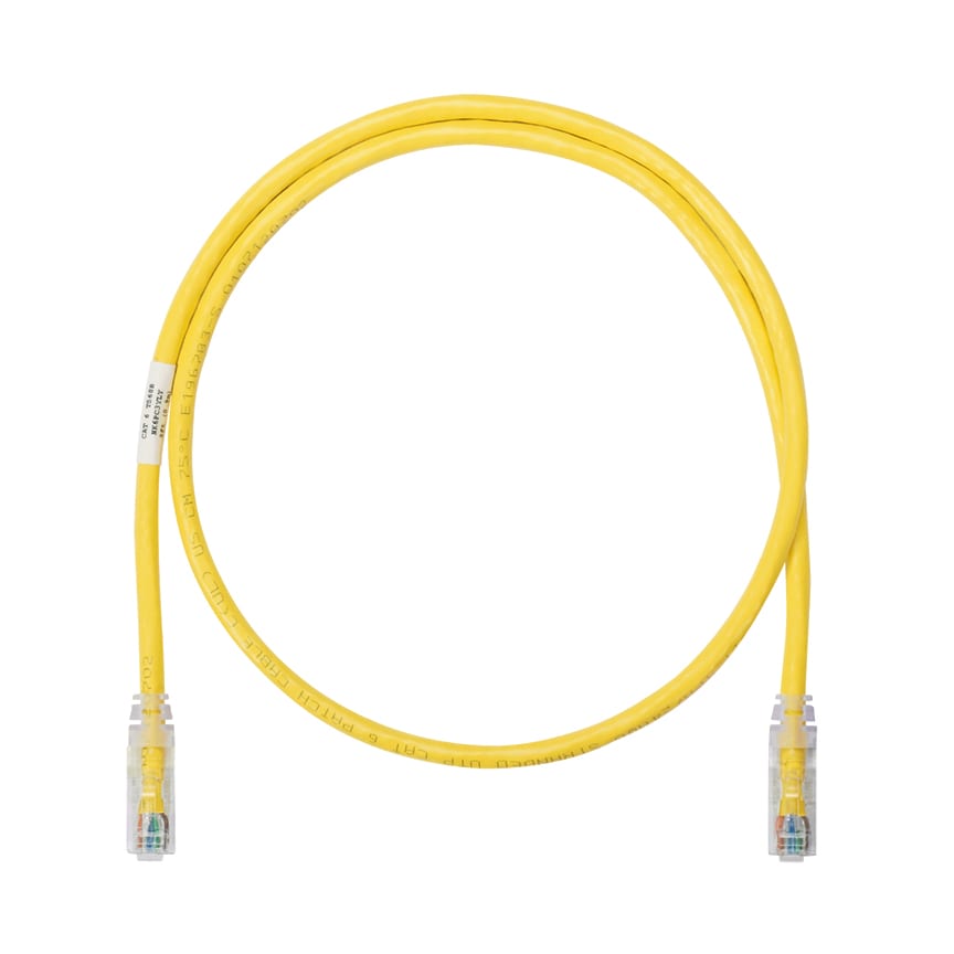 Panduit - Netkey Cat6A Patch Cord, CM/LSZH, Yellow
