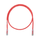Panduit - Netkey Cat6A Patch Cord, CM/LSZH, Red, 5