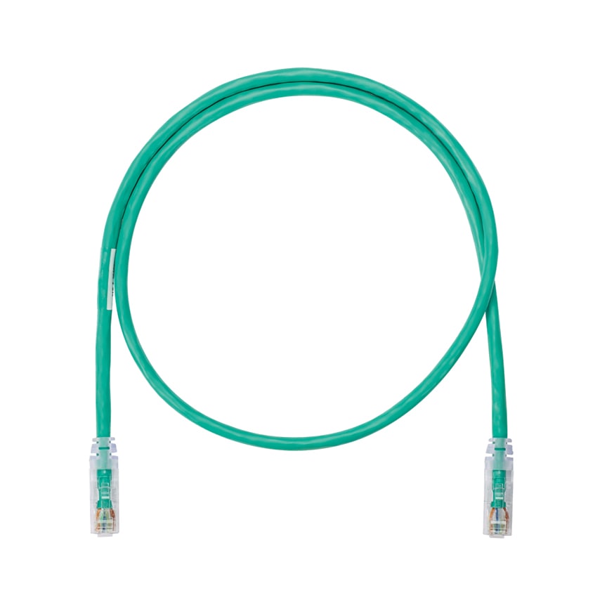 Panduit - Netkey Cat6A Patch Cord, CM/LSZH, Green,