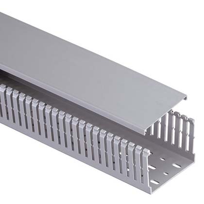 Panduit - Slotted Metric Duct, PVC, 25mm x 75mm x