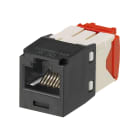 Panduit - Module jack avec cadre de montage Mini-Com? UTP RJ45,Cat 5e,TG,noir,Qté:1