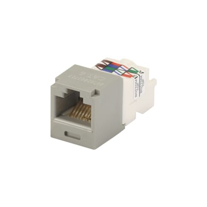 Panduit - Mini-Com Module, Cat 6, UTP, 8 pos 8 wir