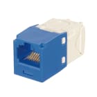 Panduit - Module jack Mini-Com? UTP RJ45 Cat 6,TG,Bleu,Qté:1