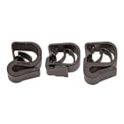 Panduit - Clip bord de tole de 4,0mm max; diamètre faisceau 4-9mm;PA 6.6 HT Noir;Cdt1000