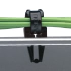 Panduit - Embase encliquetable;panneau épaisseur 3à9mm;P.A 6.6 HT et UV ;Noir;Cdt.1000