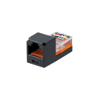 Panduit - Module jack avec cadre de montage Mini-Com? UTP RJ45,Cat 5e,noir,Qté:1