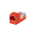 Panduit - Module jack avec cadre de montage Mini-Com? UTP RJ45,Cat 5e,rouge,Qté:1