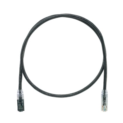 Panduit - Keyed Copper Patch Cord, Cat 6, Black UT