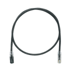 Panduit - Keyed Copper Patch Cord, Cat 6, Black UT