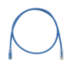 Panduit - Keyed Copper Patch Cord, Cat 6, Blue UTP