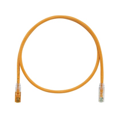 Panduit - Keyed Copper Patch Cord, Cat 6, Orange U