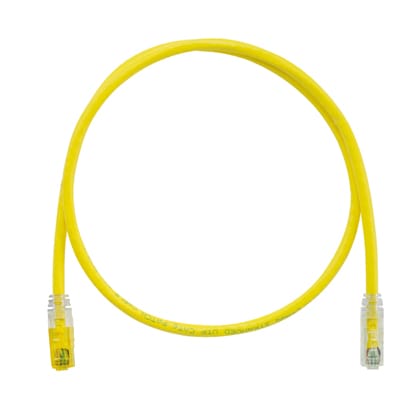 Panduit - Keyed Copper Patch Cord, Cat 6, Yellow U