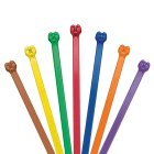 Panduit - Collier serrage Barb-Ty sans crantage;384x4.7mm;PA 6.6 blanc (-60°C à 85°C); Cdt