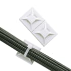 Panduit - Embase adhésif à ajouter;4 voies;19,1x19,1mm;ABS;Naturel;Cdt.500