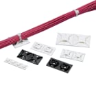 Panduit - Embase adhésive haute température;4 voies;50,8x50,8mm;P.A 6.6;Naturel;Cdt.200;A
