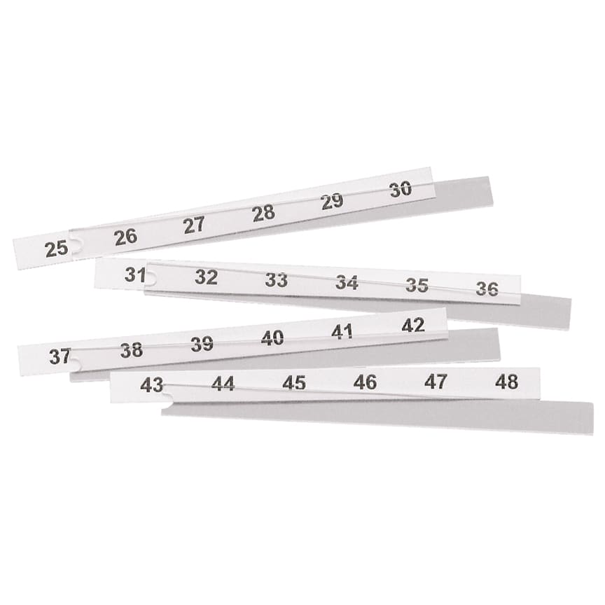 Panduit - Replacement Label Kit for  M6 Style Modu