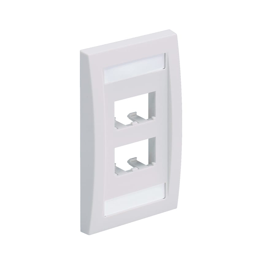 Panduit - Faceplate, 4 Port, Single Gang, Executiv