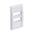 Panduit - Faceplate, 6 Port, Single Gang, Executiv