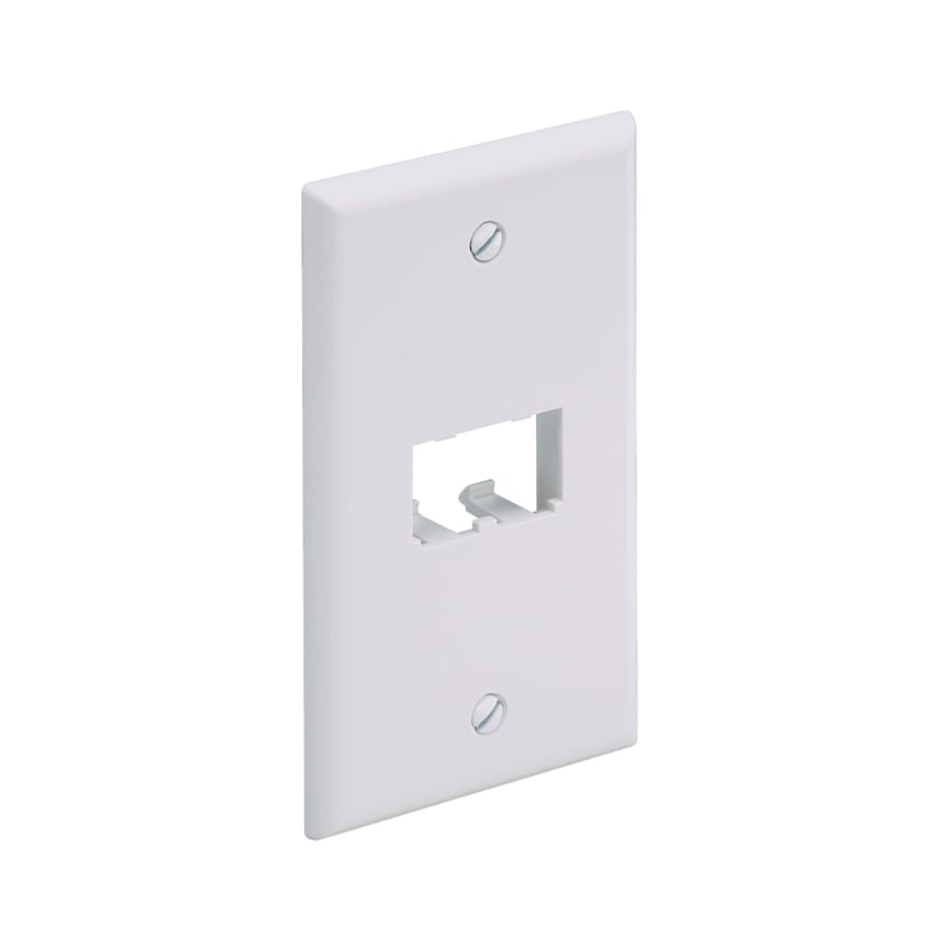 Panduit - Faceplate, 2 Port, Classic, Black