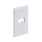 Panduit - Faceplate, 2 Port, Classic, Black