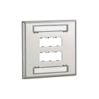 Panduit - Faceplate, 6 Port, Double Gang, Classic,