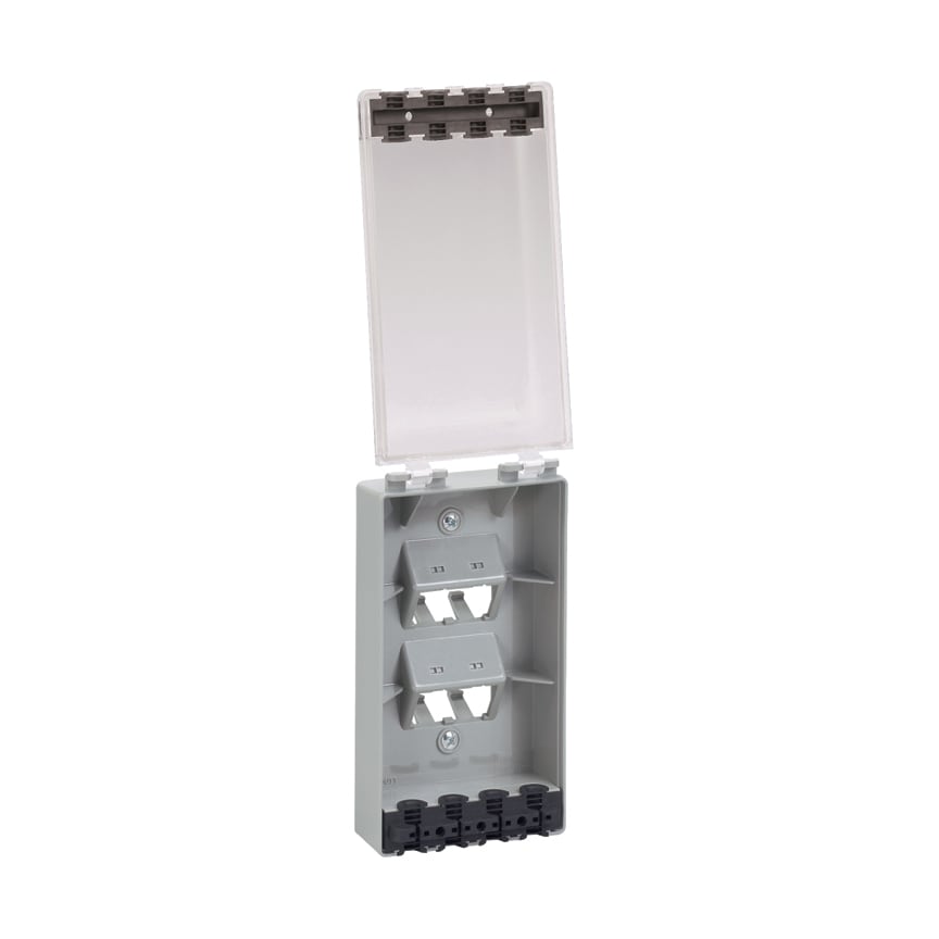 Panduit - Faceplate, 4 Port, Water Resistant, Indu