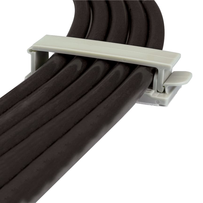 Panduit - Clip adhésif; largeur 63,5mm;PA 6.6;Gris;Cdt.100